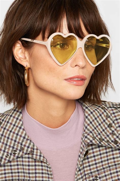 gucci heart shaped sunglasses